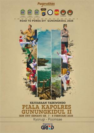 Kejuaraan KAPOLRES GUNUNG KIDUL TAEKWONDO CHAMPIONSHIP II TH.2025 Pengkab TI GK - GRIND pengkabtigunungkidul.com